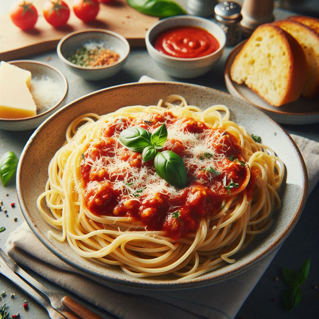 Spaghetti-with-Marinara-Sauce