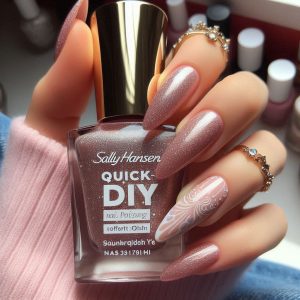 Sally-Hansen-quick-dry-nail-polish-bottles-in-bold-and-neutral-colors,-ideal-for-budget-friendly-manicures.